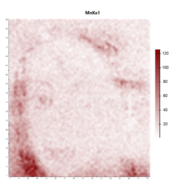 Mapa de distribución del Manganeso